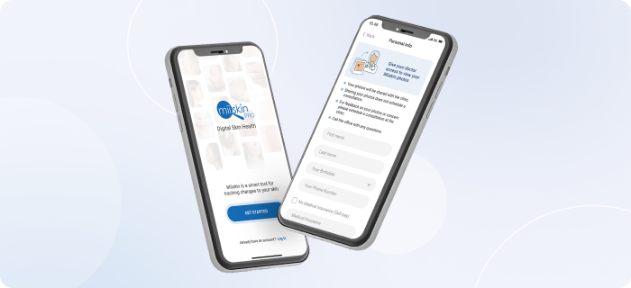 screenshot of Miiskin PRO